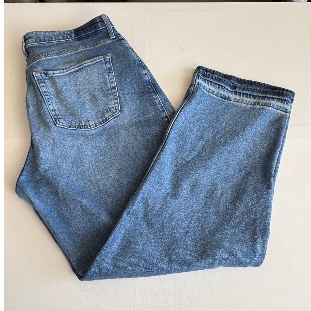 Hollister Ultra High-Rise Dad Jeans Blue Med Wash Stretch Size 15R Fits W32 L30 - Picture 11 of 11
